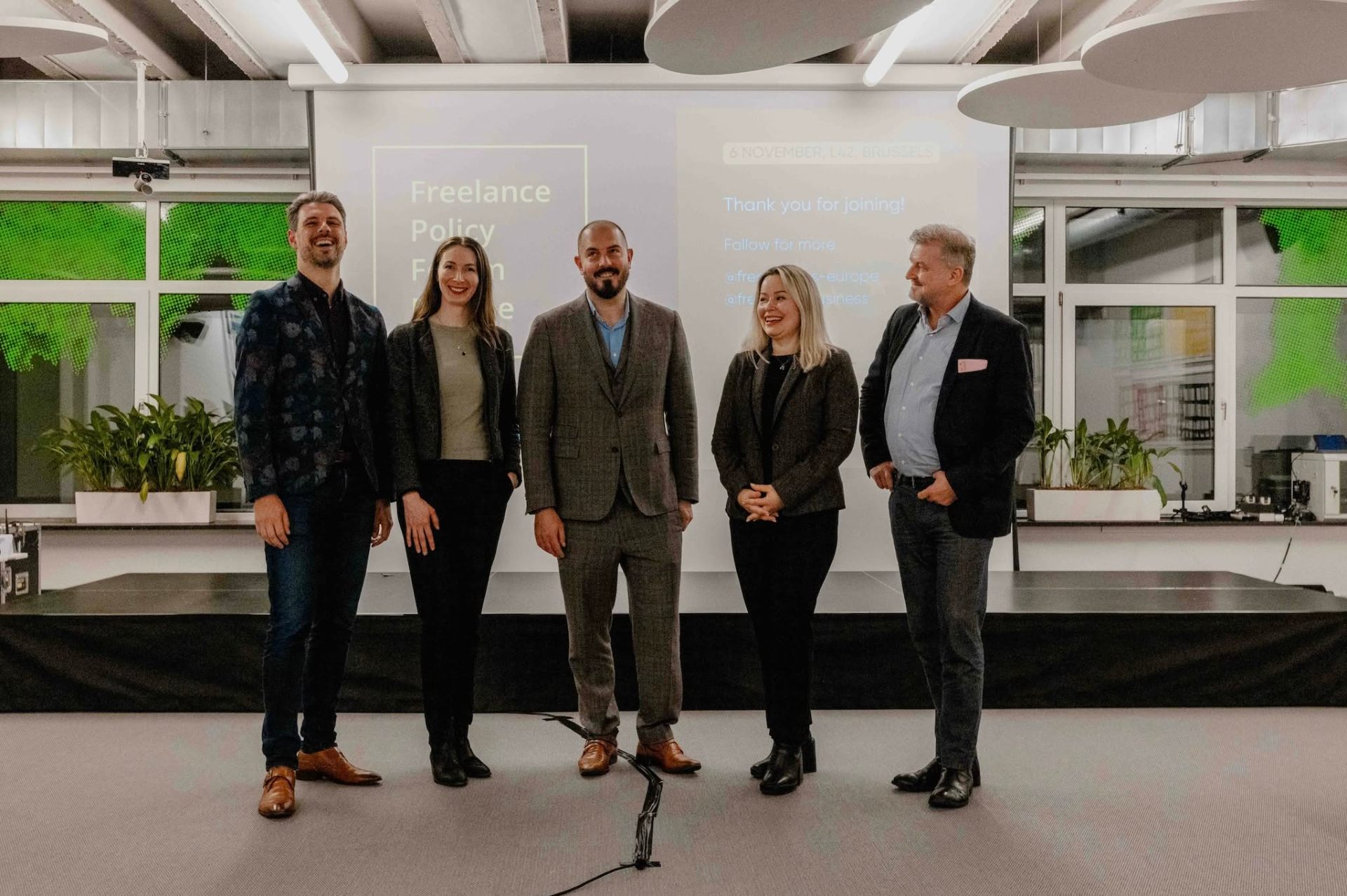 Freelance Policy Forum panel in Brussels